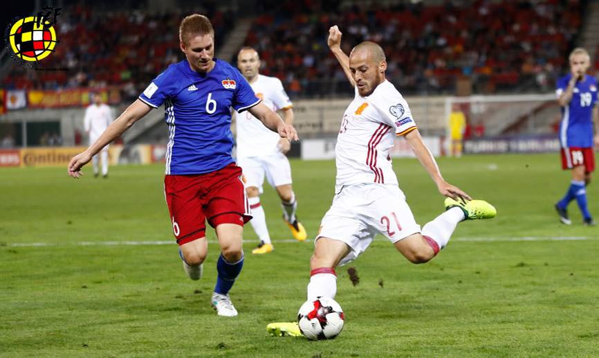 David Silva, jugador de la Selección 