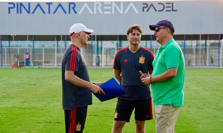 David Gordo, Julen Guerrero en Pinatar Arena