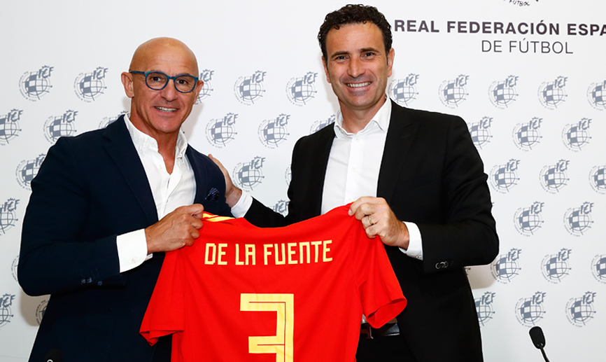 Luis de la Fuente, presentado en la Ciudad del Fútbol