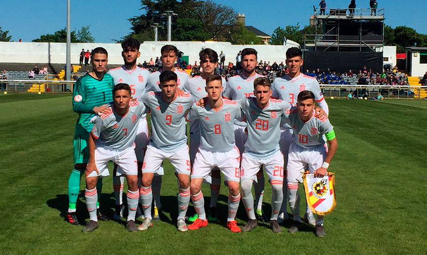 Once inicial de la Sub-17 en su debut en el Europeo
