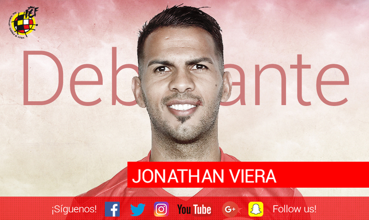 Jonathan Viera se estrena con la Selección 
