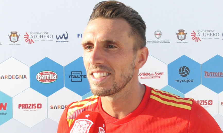 José Cintas, jugador internacional de Fútbol Playa