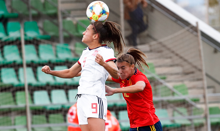Momento del partido entre la Selección Absoluta y la Absoluta Promesas 