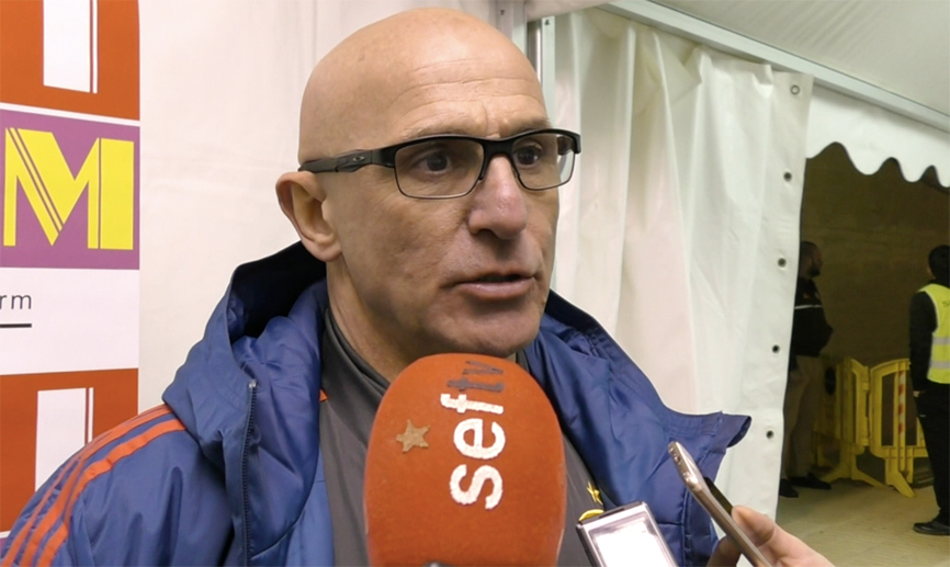 Luis de la Fuente atiende a SeFutbol tras el debut en la Ronda Élite