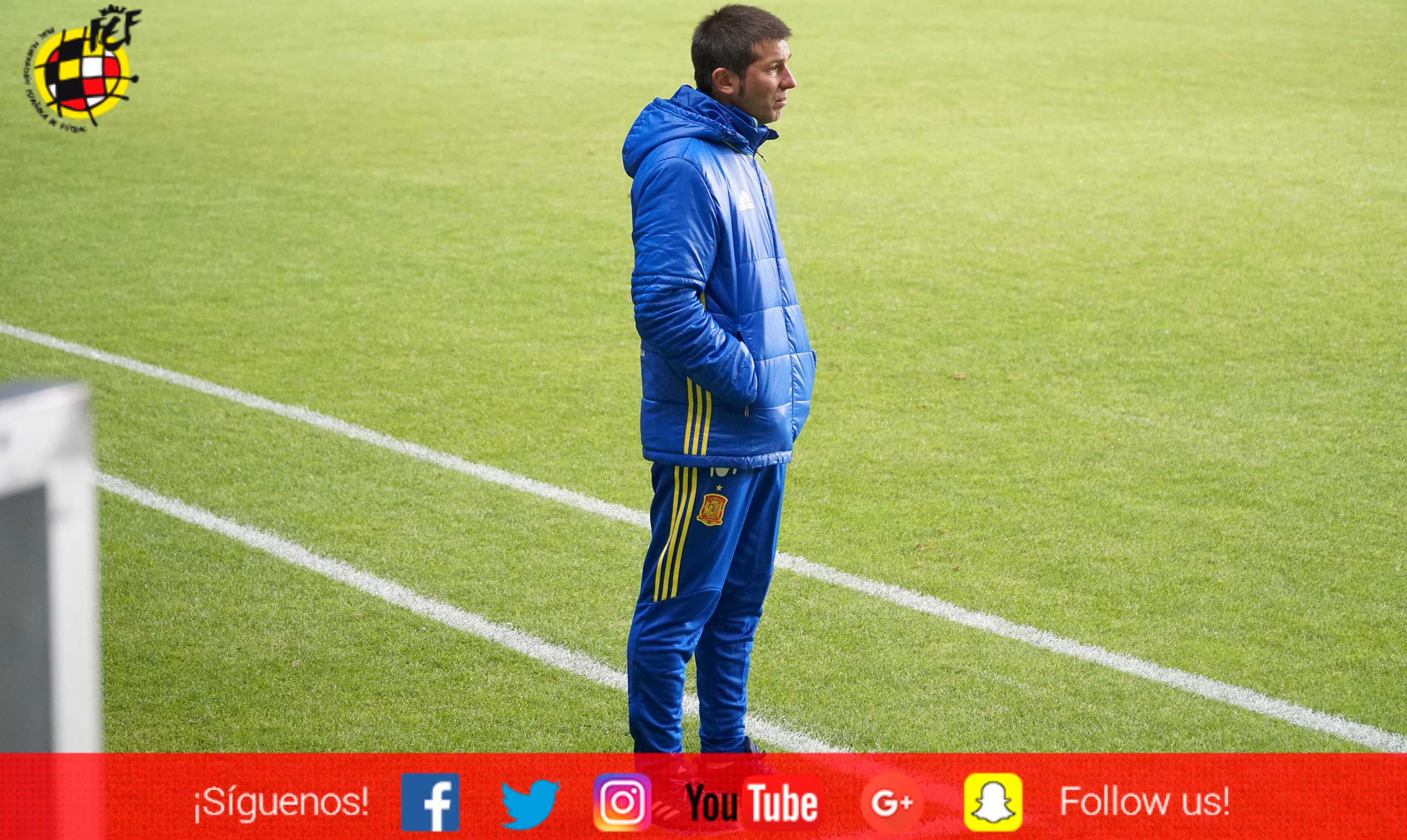 Albert Celades durante el Estonia - España disputado en Tallin