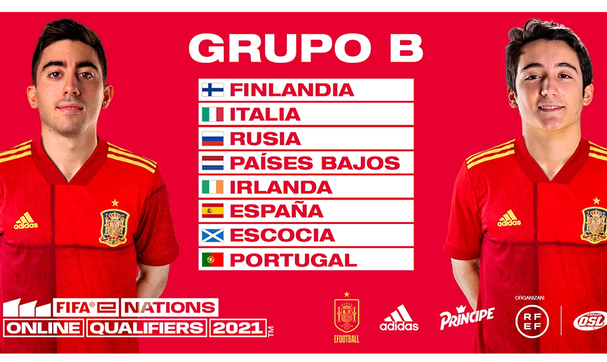 Selección española para la FIFA eNations Cup 2021