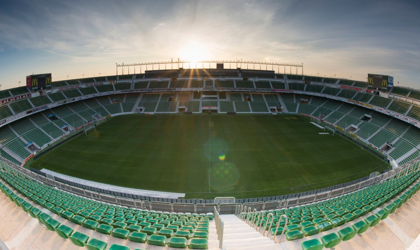 Vista panorámica del estadio Martínez Valero de Elche