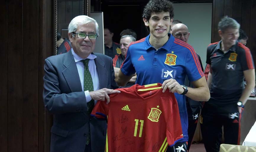 ¡La Sub-21 recibe una visita especial!