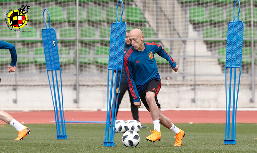 Entrenamiento de la Sub-17 en Las Rozas