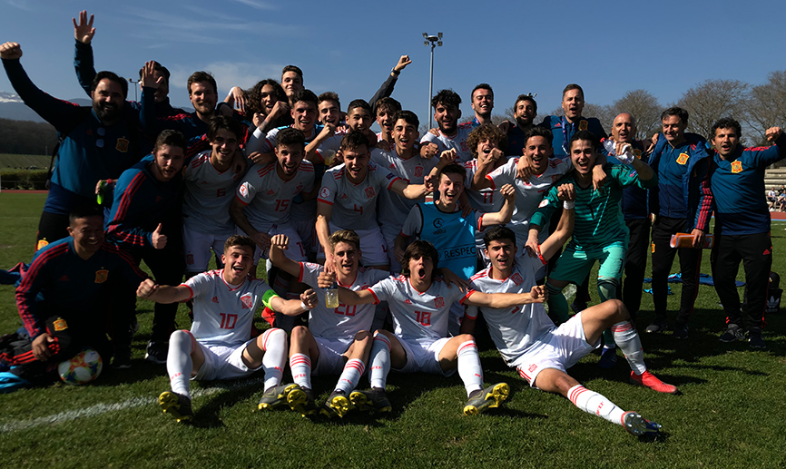 ¡¡¡A LA FASE FINAL!!! España bate a Ucrania y estará en el Europeo