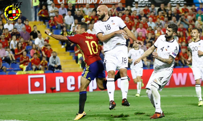 España a un paso de alcanzar el Mundial de 2018
