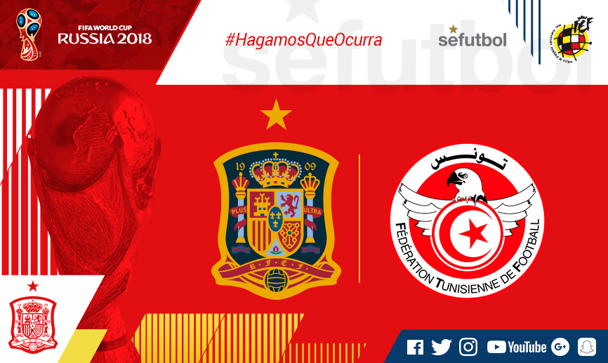 España y Túnez se enfrentan en Krasnodar