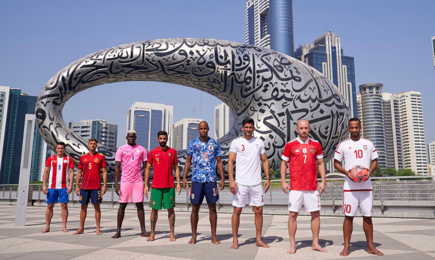 Equipos participantes posando antes del torneo