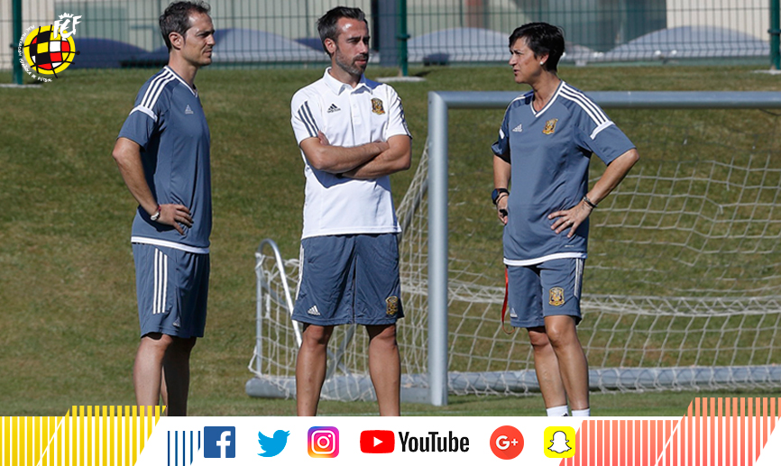 Técnicos de la selección española femenina