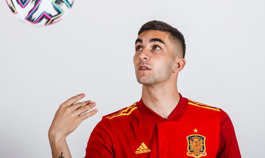 Ferran Torres, jugador de la Selección española de fútbol