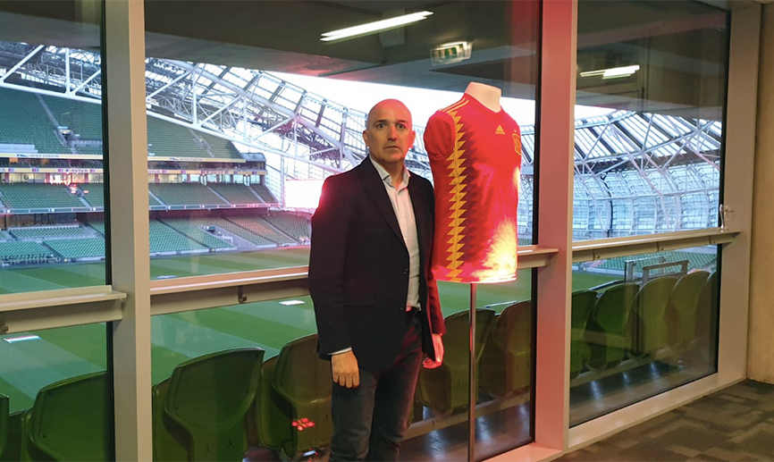 David Gordo tras el sorteo del Europeo