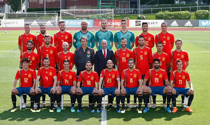 Fotografía oficial Campeonato del Mundo Rusia 2018