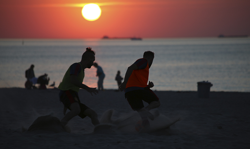 GALERÍA | España ya se ejercita en la arena de Alemania