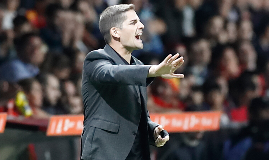 Robert Moreno, seleccionador nacional de fútbol