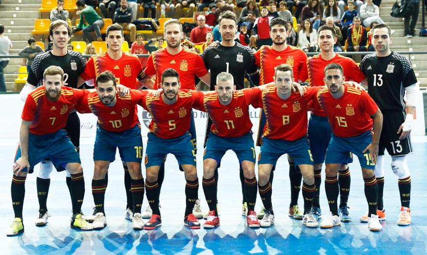 La selección española de fútbol sala forma en la Ciudad del Fútbol de Las Rozas