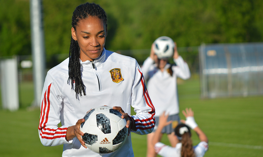 El primer entrenamiento en Lituania, en imágenes