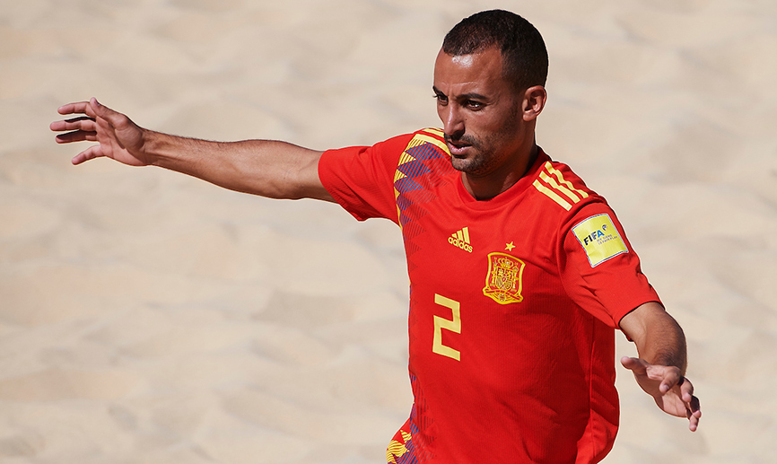 Rudian Dris celebra un gol