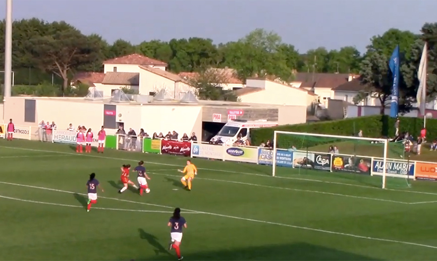 Jone Amezaga anotó el gol del empate ante Francia