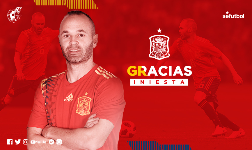Andrés Iniesta anuncia que deja la Selección 