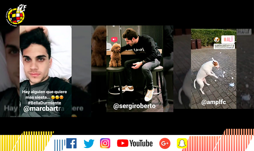 Echamos un vistazo a las stories de nuestros internacionales ¡No te los pierdas!