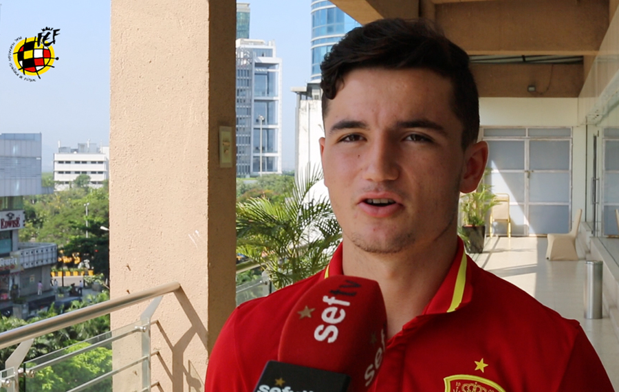 Hugo Guillamón: "Estamos muy motivados de cara a este partido. Sabemos lo que nos jugamos"