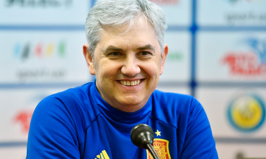 José Venancio López, seleccionador nacional de fútbol sala