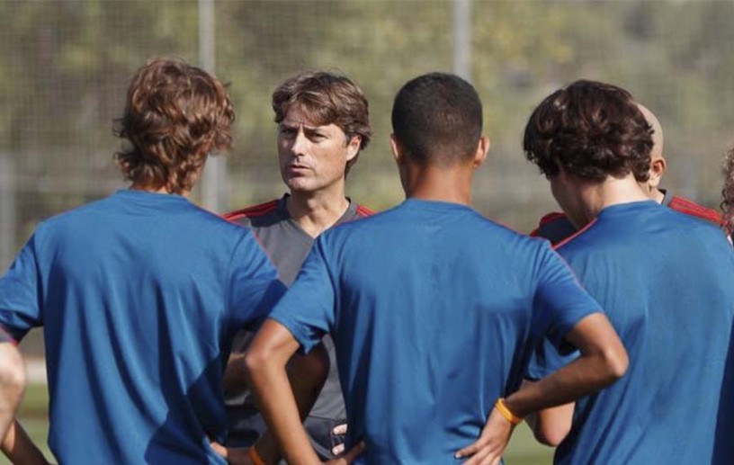 Julen Guerrero, un objetivo con la Sub-15: "Humildad y Formar personas"