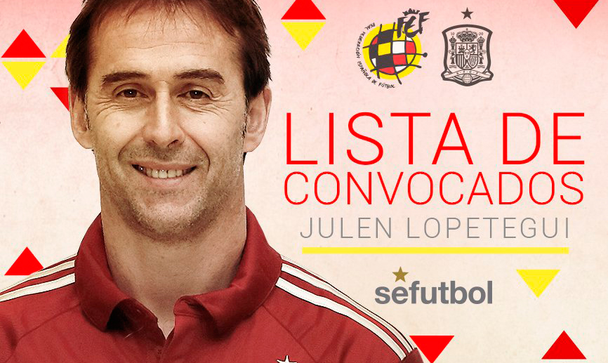 Hoy a las 12:30 nuestro Seleccionador, Julen Lopetegui, dará la lista de convocados para los partidos de Albania e Israel