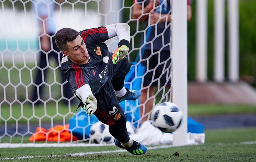 Kepa haciendo una parada 