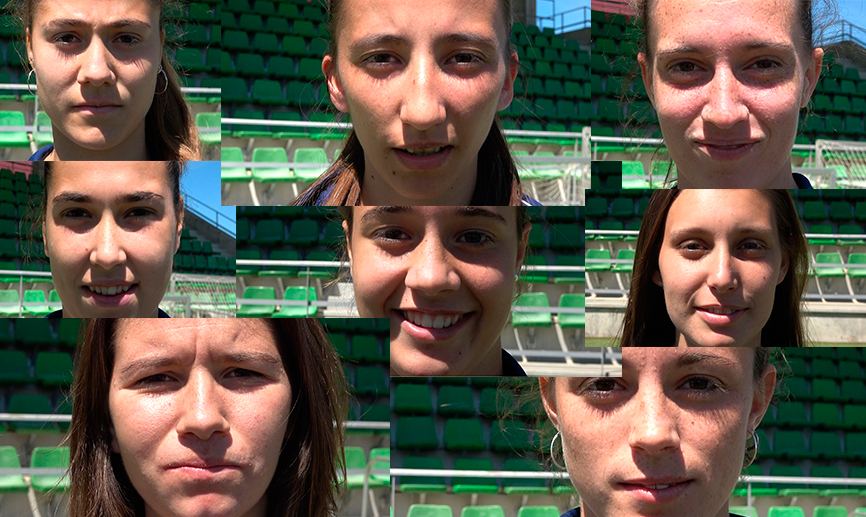 Las ocho jugadoras debutantes de la Selección española femenina