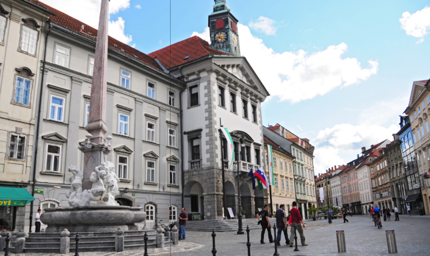 Centro histórico de Liubliana (Eslovenia)