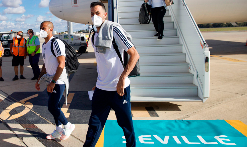 La Selección ya está en Sevilla