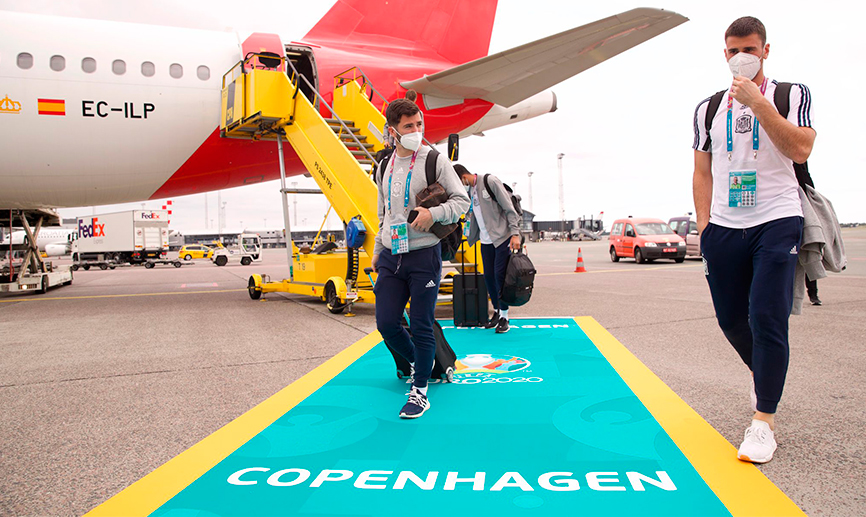 La Selección llega a Copenhague