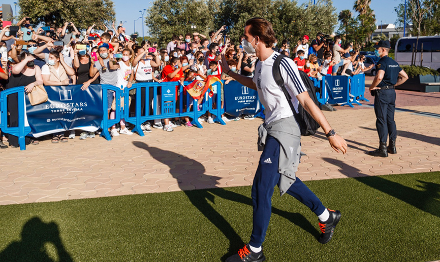La Selección llega a Sevilla