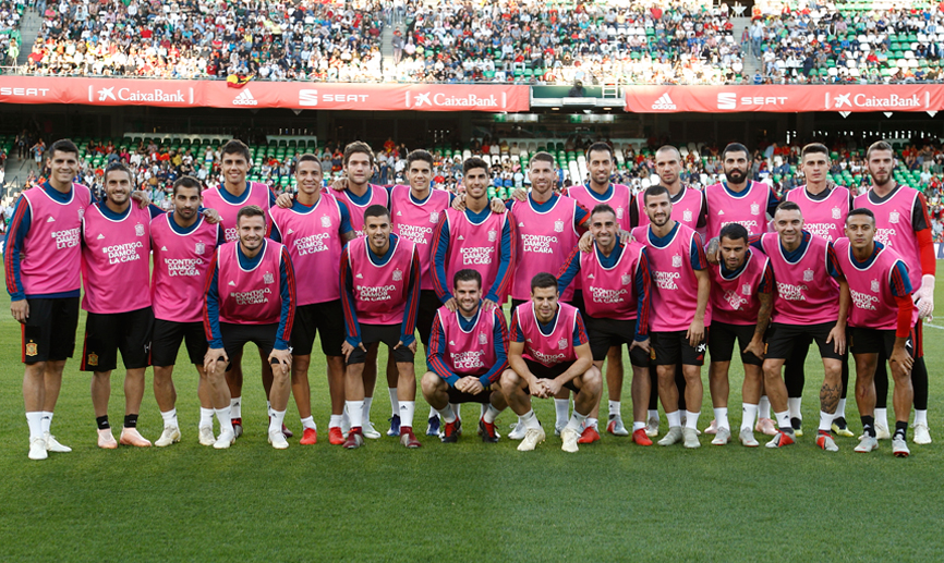 La Selección se implica en la lucha contra el cáncer de mama