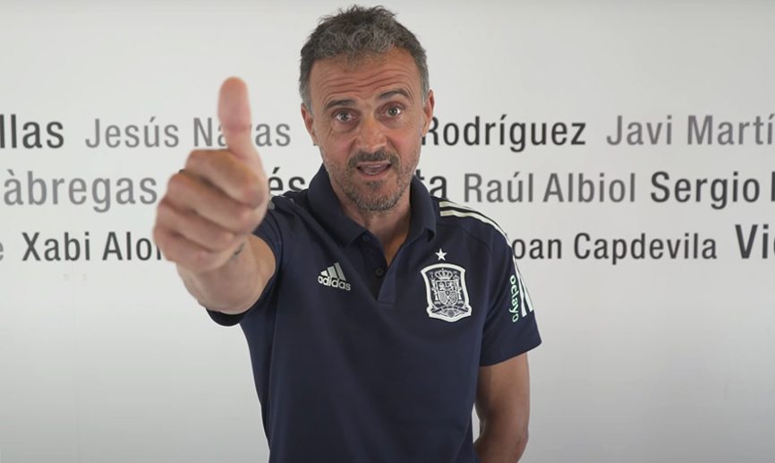 Luis Enrique Martínez, Seleccionador nacional de España