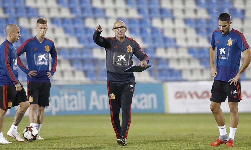 Luis de la Fuente: "Hemos entrenado a un nivel muy intenso"