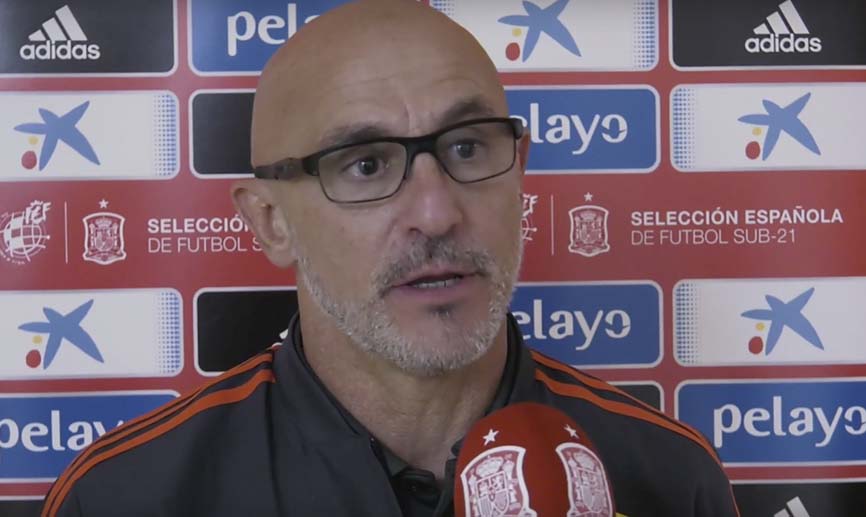 Luis de la Fuente: ""Estamos satisfechos con el trabajo de los jugadores"
