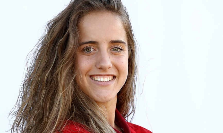 Maite Oroz, jugadora de la Selección española Sub-20 femenina