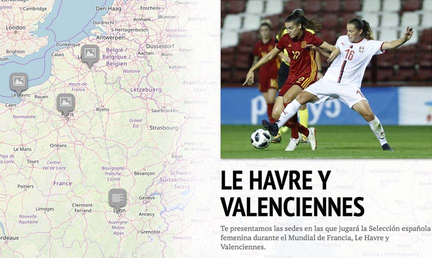 ¿Conoces las sedes del Mundial femenino de Francia?