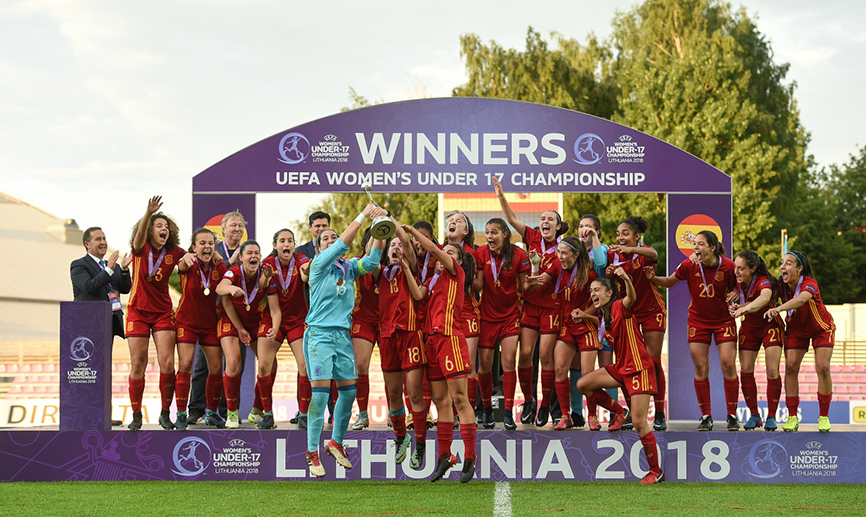 España gana el Campeonato de Europa Sub-17 femenino