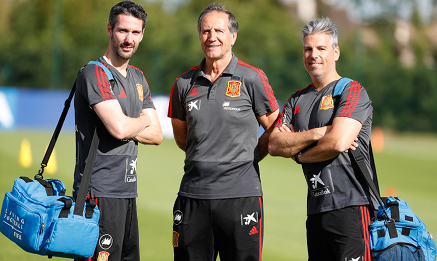 Víctor F. Miguel, Carlos Ruiz y Darío Vaquero 