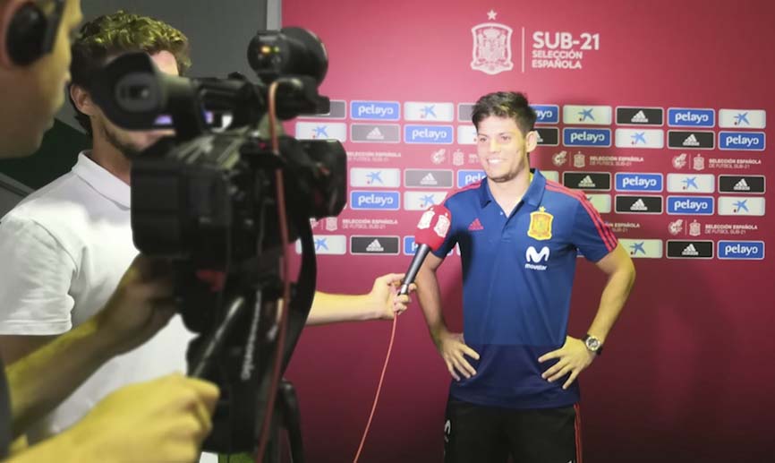 Jorge Meré: "Es un reto muy bonito que tenemos que conseguir"