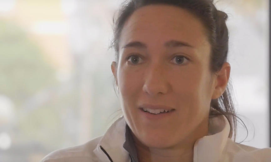 Silvia Meseguer durante su entrevista con SEFUTBOL en Cartagena