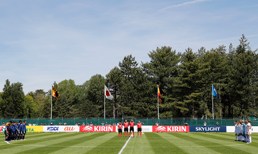 Minuto de silencio antes del España-Japón femenino